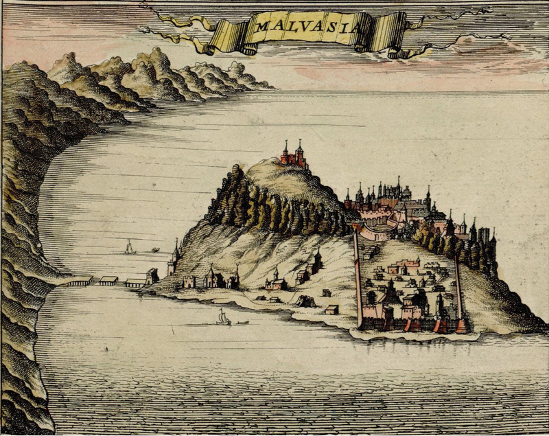 Illustration for article titled This Greek island is the perfect paradise—and supervillain hideout